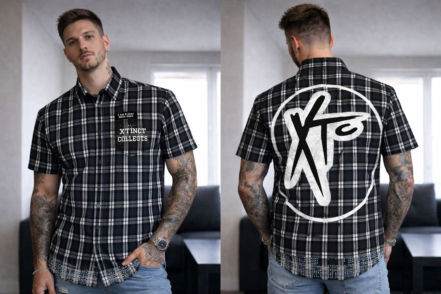 XTC Flannel"Black"